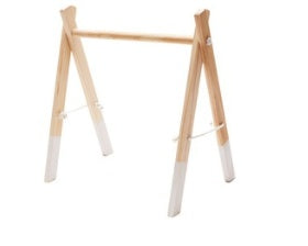 Ins decoration Nordic children's room fitness equipment newborn baby baby fitness frame Nordic wood crafts